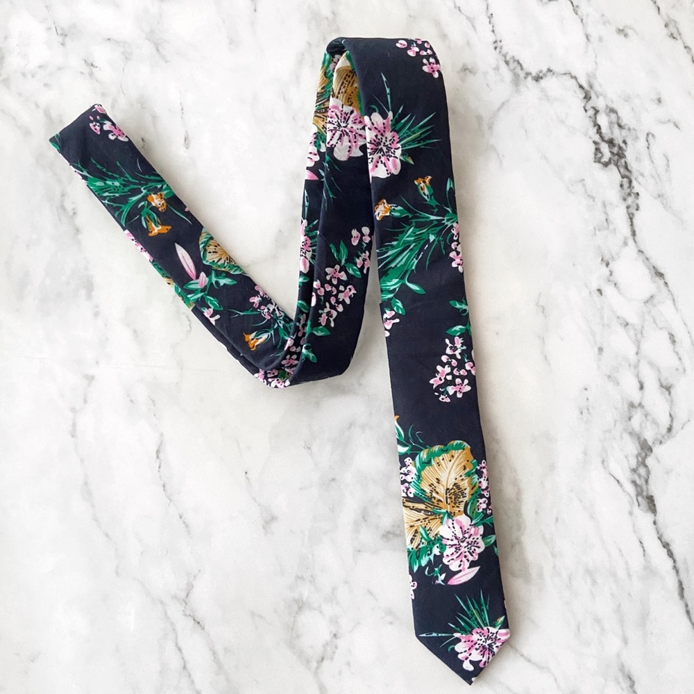 Express Floral Tropical Tie